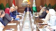 محافظ الجيزة يبحث إطلاق النموذج الوطني للموازنة التشاركية بالمحافظة