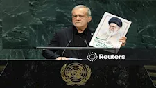 خلال خطابه بالأمم المتحدة.. ما الصور التي عرضها الرئيس الإيراني؟
