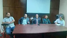 "روشتة" للوقاية من أمراض القلب والشرايين في ندوة بنقابة الصحفيين بالإسكندرية - صور