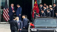 الرئيس الصيني يغادر البيت الأبيض.. وترامب: كان اجتماعا رائعا