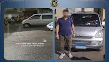ضبط سائق ترك سيارته بممر عبور الأطفال أمام مدرسة بمطروح