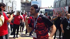 بالصور.. منتخب مصر يصل إلى ملعب جوبا استعدادًا لمواجهة جنوب السودان 