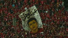 بالصور.. جماهير الأهلي تحيي ذكرى وفاة محمد عبد الوهاب في مباراة سموحة