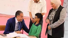 مدير تعليم الجيزة يتفقد مدارس العجوزة لمتابعة انتظام الدراسة والحضور