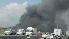 وفاة 2 من المصابين في حريق مصنع البحيرة