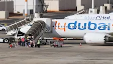 طائرة "فلاي دبي" البديلة تهبط في مطار بن جوريون الإسرائيلي (فيديو)