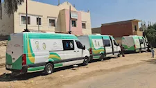 الكشف وصرف العلاج لـ 854 مواطنًا في قافلة طبية مجانية بالبحيرة
