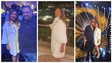 ليلى علوي تنشر صورًا مع راغب علامة وإياد نصار في لبنان 