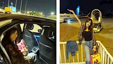 بالصور| مي عمر تصل إلى لبنان وتستعد لحضور حفل الموريكس دور