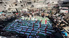 بعد 3 أعوام تحت الأنقاض.. غزة تُودّع 106 شهداء بينهم عشرات الأطفال (صور