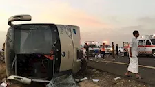 وفاة 3 معتمرين مصريين وإصابة آخرين في انقلاب أتوبيس بمكة