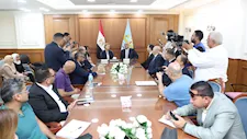 محافظ كفر الشيخ يبحث مع سفيرة الاتحاد الأوروبي مشروعات التنمية