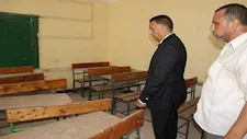 المحافظ يسأل عن "القمامة" والمديرة ترد بـ"الفواتير".. حوار ساخن داخل مدرسة بالقليوبية -صور