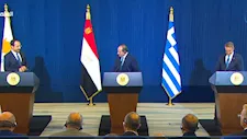 قمة العلمين الثلاثية تدعو لاستكمال ربط حقول الغاز القبرصية بمصر