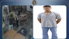 اعترض على الفاتورة فضربها بالكرسي.. الأمن يكشف كواليس فيديو مقهى الغربية