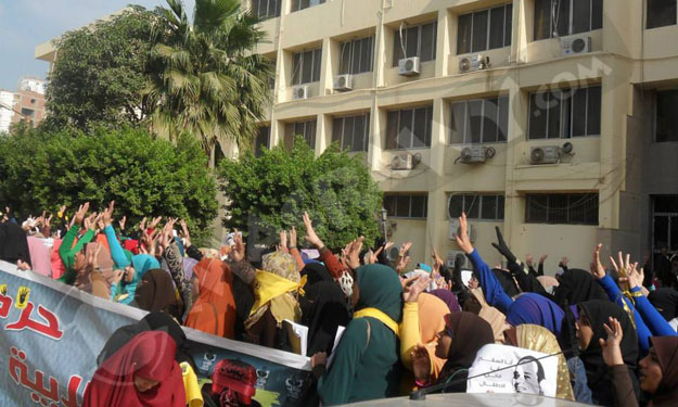 مسيرة لطلاب المدينة الجامعية بالقاهرة ضد قانون الت