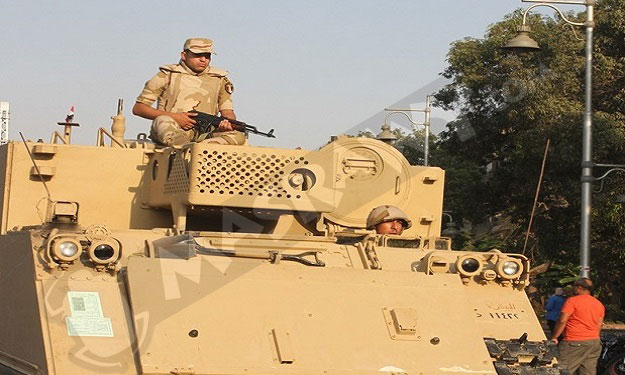 انتشار أمني وعسكري مكثف بميادين التحرير ورمسيس ورا