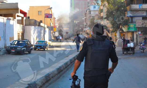 بالصور..الأمن يلاحق أنصار مرسي بالطالبية .. ولواء 