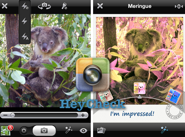 تطبيق HeyCheck للتلاعب في الصور ومشاركتها