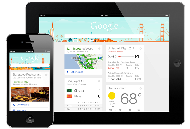 «تطبيق اليوم» المساعد Google Now منافس Siri