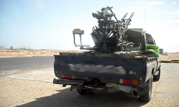 الجيش: ضبط مدفع مضاد للطائرات في سيناء بالتنسيق مع