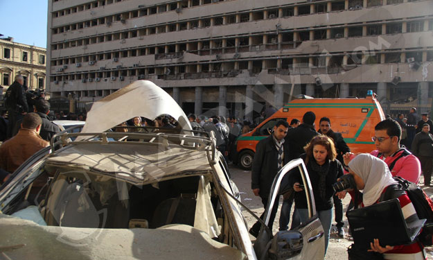 انفجار ''أمن القاهرة''.. عُنف 25 يناير يبدأ من قلب