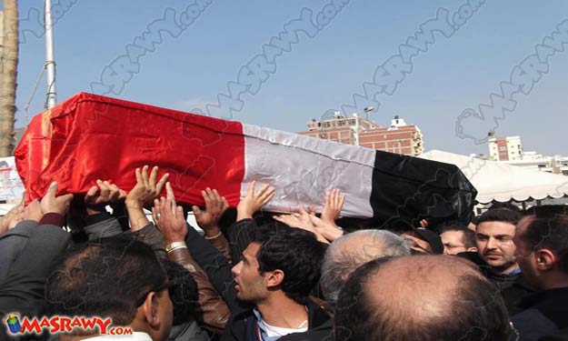 تشييع جنازة طالبي الأزهر من مسجد السلام بمدينة نصر