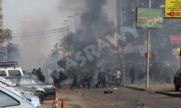  وفر بين الأمن وطلاب أنصار الإخوان داخل المدينة ال