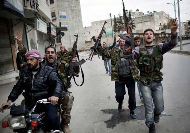 عناصر من قوات الجيش السوري الحر