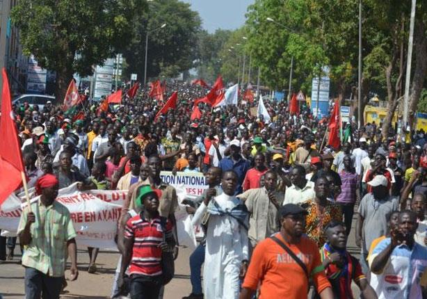 مظاهرات بوركينا فاسو