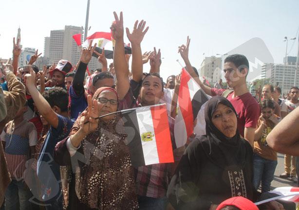 المحتفلين بميدان التحرير