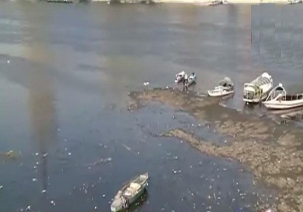 جفاف النيل أسفل كوبري أكتوبر