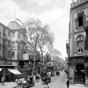 شارع الكامل و فندق شبرد سنة 1900