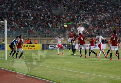 مباراة مصر وتونس الأخيرة على ملعب الدفاع الجوي