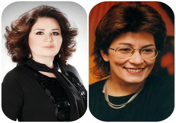  الفنانة سماح أنور و الفنانة إلهام شاهين