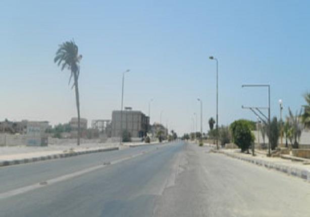 شوارع شمال سيناء خالية قبل موعد الحظر بسبب الطقس ا