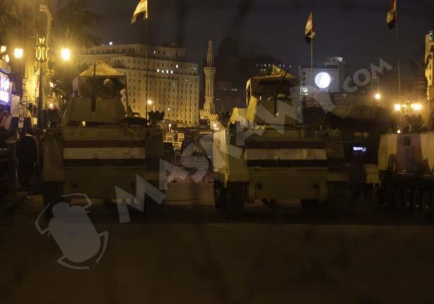 الأمن يلقي القبض على محتجين بميدان عبد المنعم رياض