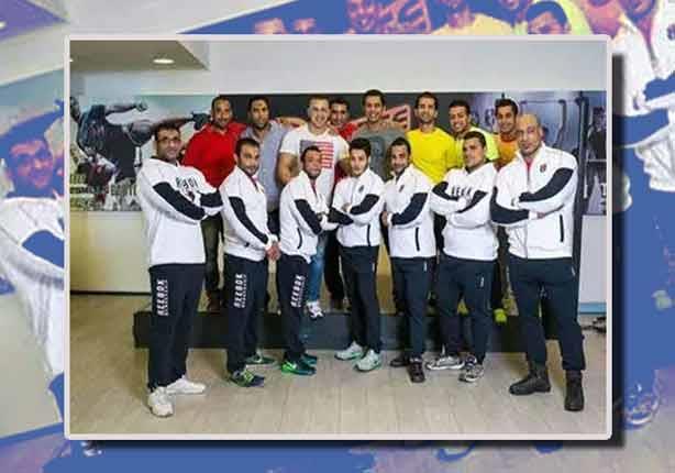 أبطال المنتخب المصري لكمال الأجسام