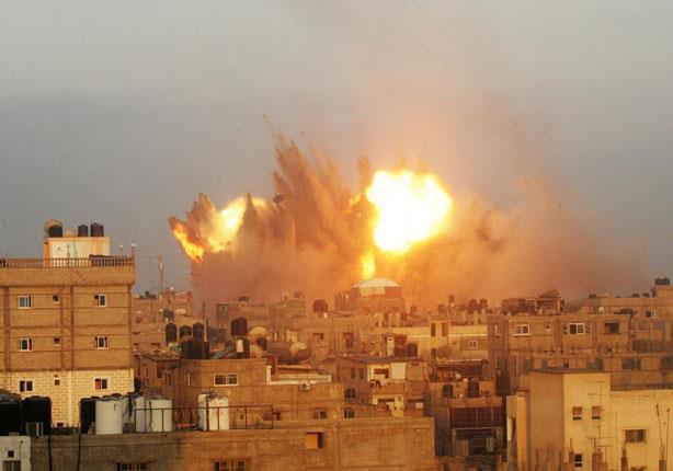 جانب من العدوان الاسرائيلي على قطاع غزة