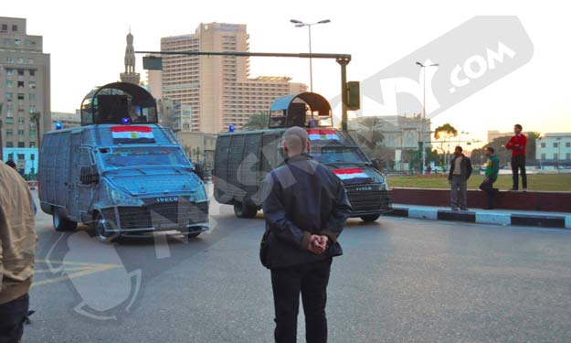بالصور.. قوات الجيش تغلق ميدان التحرير تحسباً لتظا