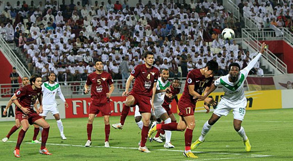 الريان يسحق الأهلي والجيش يتخطى قطر في الدوري القط