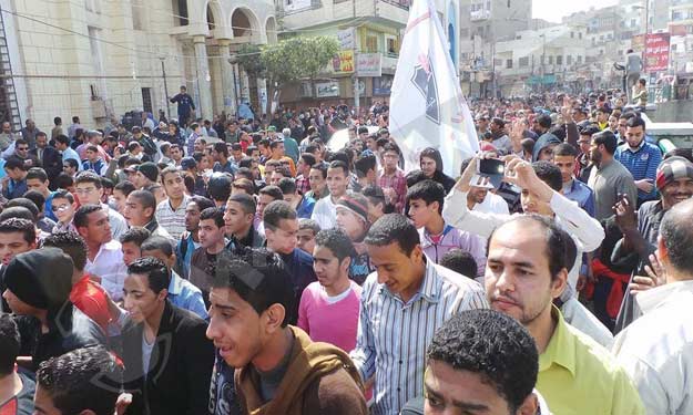 3 مسيرات لأنصار الإخوان بالفيوم بجمعة'' الطلبة طلي
