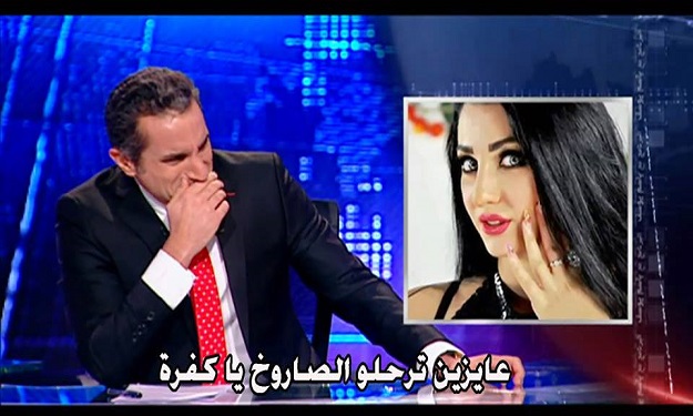 باسم يوسف تعليقاً على ترحيل صافيناز: ''هتطفشوا الص
