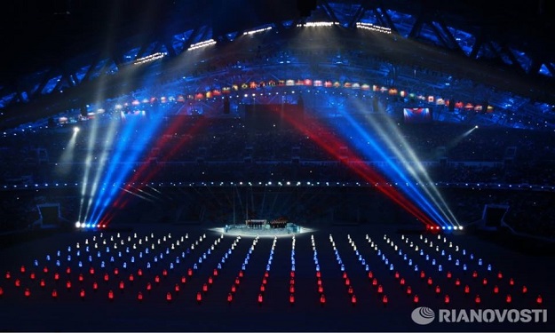 بالصور.. افتتاح الدورة 22 للألعاب الأولمبية الشتوي