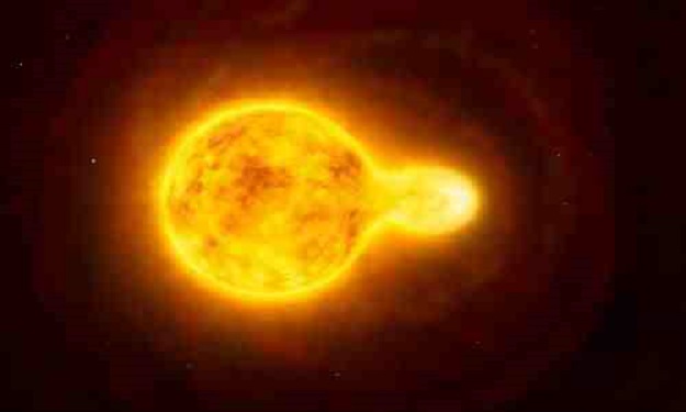 نجم أكبر من الشمس 1300 ضعف..ومضيء أكثر منها مليون 
