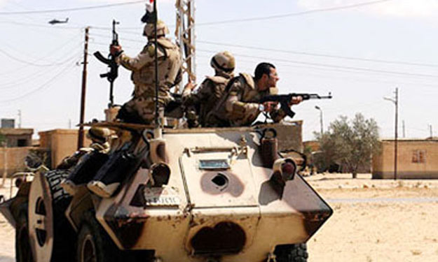 مصدر عسكري: ضبط 17 إرهابيا بشمال سيناء وتدمير 5 ان