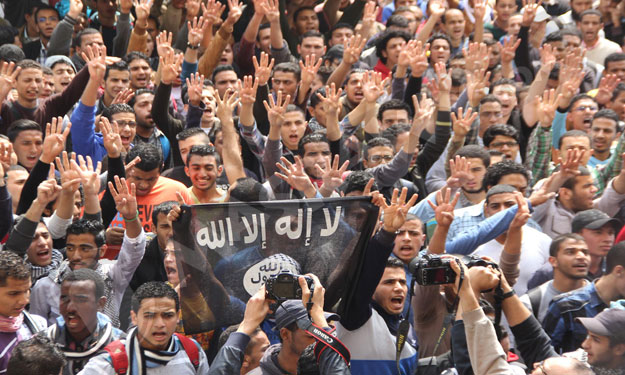 مسيرة طلاب الإخوان بالجامعات والمدارس تقطع الطريق 