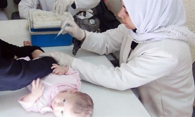 حملة للتطعيم ضد مرض شلل الأطفال بداية من 6 إبريل ا