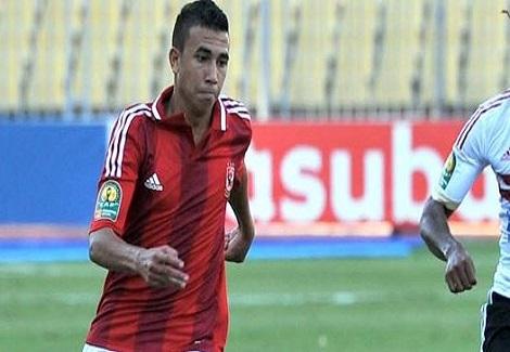  لاعب وسط الاهلي محمود حسن 