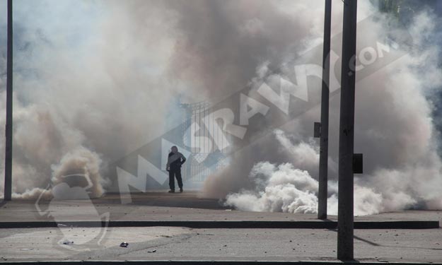 9 صور ترصد اشتباكات جامعة القاهرة بين طلاب الإخوان